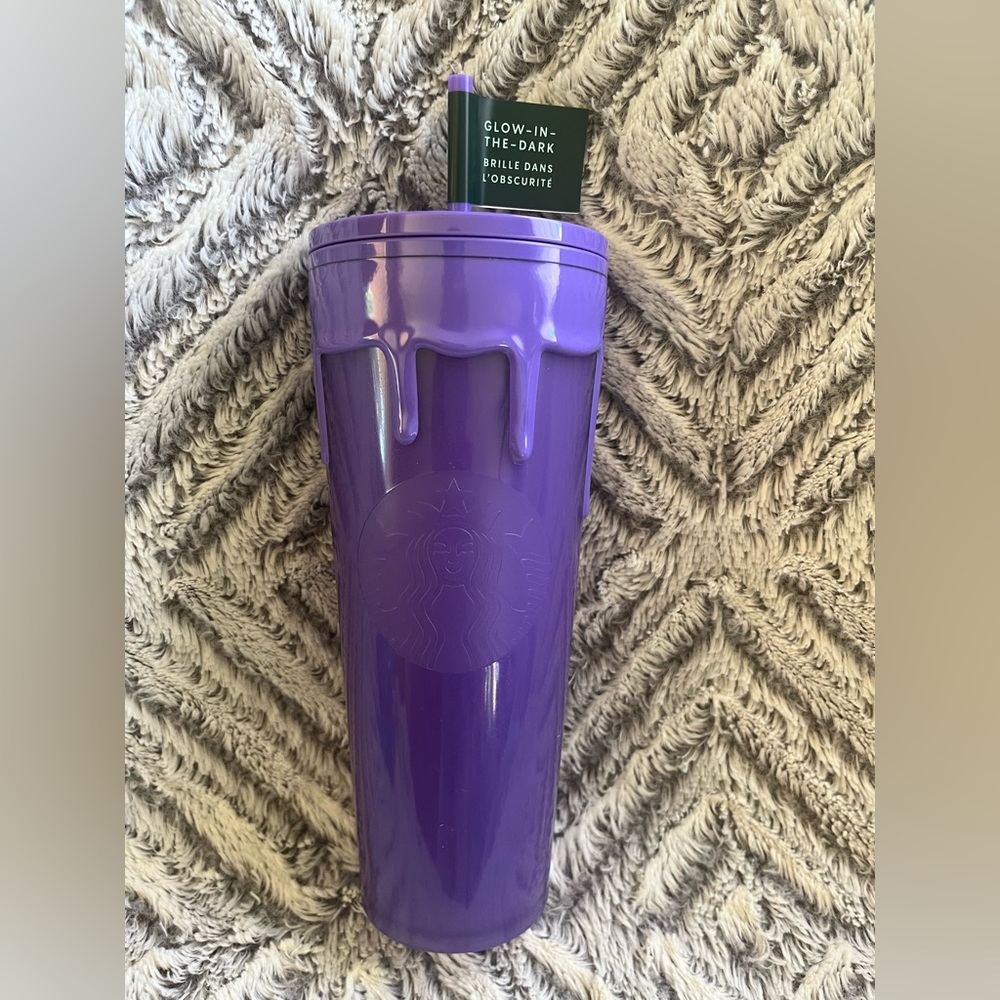 Starbucks Venti Purple SlimeTumbler Halloween 2025